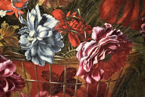 Antiquités - Nature morte de fleurs - Maître des Fleurs Guardeschi, attribué